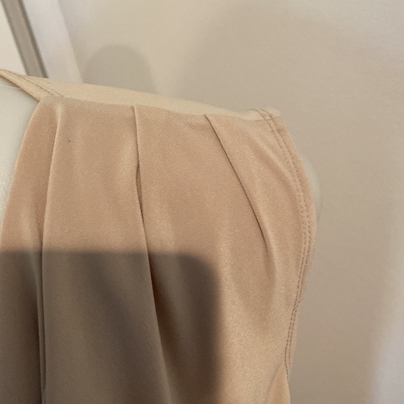 DRESS BARN Cowl neck Beige Top - Picture 3 of 9